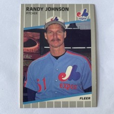 1989 Fleer - Randy Johnson #381 Coke Billboard (RC) picture