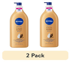 NIVEA Cocoa Butter Body Lotion with Deep Nourishing Serum, 20 Fl Oz 2 Pk picture
