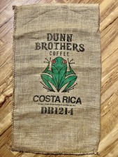 Large Decorative Costa Rica Jute Burlap Coffee Bag - 17” x 30” picture