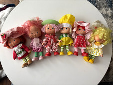 Strawberry Shortcake Lot of 5 Dolls w/ Outfits, removable shoes & Hats picture