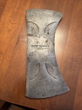 VTG TRUE TEMPER DOUBLE BIT AXE HEAD-3LBS 8 OZ-BEVELS-USA picture