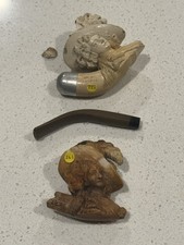 Vintage Meerschaum Pipes Set Of 2 picture