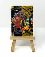 Panini 2023-24 Select Amen Thompson Rockets #122 Premier Gold Prizm RC 08/10 picture