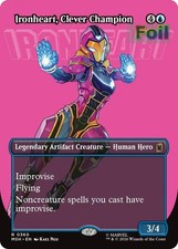 MTG MSH *FOIL* R Ironheart, Clever Champion (Borderless) #360 NM picture
