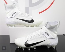 Nike Alpha Menace Elite 2 White Football Cleats Men's Size 12.5-14 (AO3374-101) picture