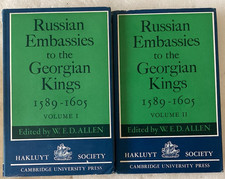 Russian Embassies to the Georgian Kings: 1589-1605/Hakluyt Society/VG 2 VOL. SET picture