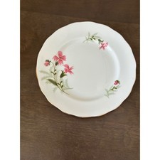 Vintage Colclough Bone China Plate Pink Floral Gold Rim Made in England E3 picture
