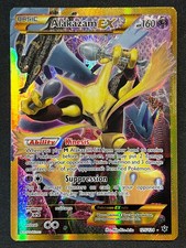 Alakazam EX (Secret) 125/124 Fates Collide Holo HP Pokemon picture