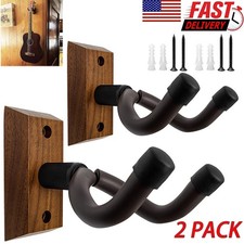 2 Pack Guitar Wall Hanger Guitar Wall Mount Guitar Hanger Wall Hook picture