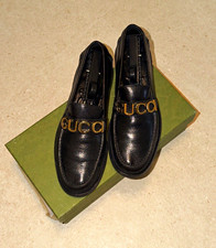 Gucci - Cara Classic Logo Moccasin Loafers - Size 39 picture