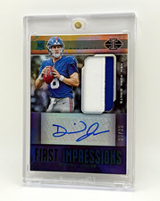 Daniel Jones 2019 Panini Illusions First Impressions Auto RC Giants #107 /35 picture