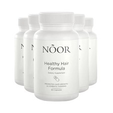 5-Pack NOOR Healthy Hair Formula - NOOR Hair Growth Support Capsules - 300 Caps picture