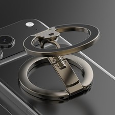 Dual-Sided Metal Magnetic Phone Ring Holder 360° Stand Compatible with Mag Safe picture