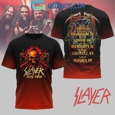 Slayer Celebration 2025 Tour 3D Shirt picture