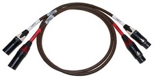 Belden 8402 Neutrik Black/Gold XLR High-End RCA Interconnect 3 Foot Cable Pair picture