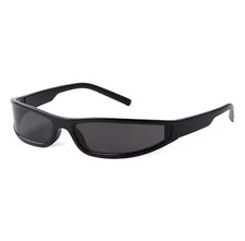 Fashion Black Sport Sunglasses Women Men Y2K Rectangle Narrow Shade Eyewear picture