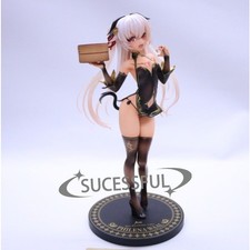 1/6 Scale Anime Lady in Brown Cheongsam PVC Figure, 24cm, Loose No Original Box picture