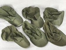 USMC Olive Utility Cover Cap Marine Corps Green 8-Point Hat Lot SMALL Vietnam OD picture