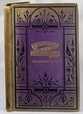 1874 RESEARCHES IN THE PHENOMENA OF SPIRITUALISM Antique Occult Book  CROOKES picture