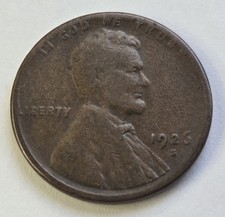 1926-S Lincoln Wheat Cent 1c - 