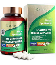 Zooone- Lutein Eye Vitamins to Support Eye Health 2 X 90 Capsules (180) Exp 2/27 picture