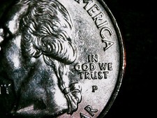 2006-P North Dakota Quarter Error Struck Through slight Grease (QE139) picture