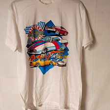 Screen Stars Men's XL White Street Machine Chevrolet 