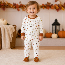 Carter's Unisex Toddler  1-Piece Thanksgiving 100% Snug-Fit Cotton Pajama   2T picture