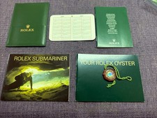 Rolex 2006 Submariner Accessories Set.Booklets;paper hold;Tag;calendar English‼️ picture