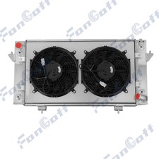 4 Rows Radiator Shroud Fan For 87-98 Land Rover Range Rover/Discovery I/II.4.0L. picture