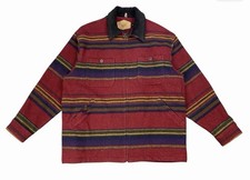 Vintage Woolrich Wool Aztec Southwestern Blanket Jacket USA Chore Coat XL picture