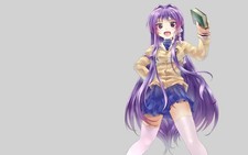 Test Kyou Please Ignore Fujibayashi Anime Playmat Desk Mat 24x14in MTG YuGiOh picture