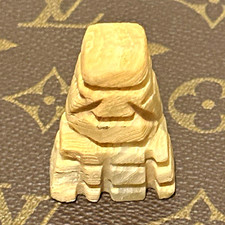 Ancient Native American Temple Effigy - rare good luck charm artifact picture