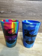NEW 2 Sili Pint 16 Oz Silicone Cups Pigeon Forge Tumbler Apple Barn Cider House picture