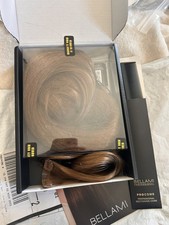 BELLAMI Halo Pro Hair Extension Human Hair 20 in Chestnut Brown #6 Wire picture
