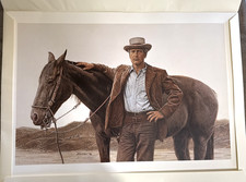 James Bama Butch Cassidy Paul Newman Lithograph #181/2000 Limited Edition picture