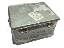 Hoffman A10086CHNF Continuous Hinge Enclosure w/ Clamps Type 4 10x8x6 Gray 55470 picture