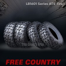 Set 4 FREE COUNTRY Premium ATV/UTV Tires 27x9-12 & 27x11-12 8PR w/Scuff Guard picture