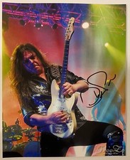 Pontus Norgren Autographed/Signed 8x10 Photo HammerFall Sweden Metal Band picture