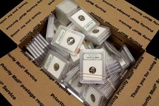 Huge Crazy Mixture of Over 100 Slabbed Coins. BU, Proof and Circulated US Coins picture