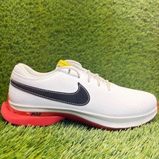 Nike Air Zoom Victory Tour 3 Mens Size 6 White Black Athletic Golf Spikes Shoes picture
