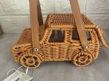 RARE Tommy Bahama  Purse Bag Viral Wicker Jeep Truck Car Handbag Novelty Summer picture