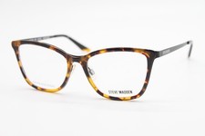 NEW STEVE MADDEN HEIDII TORTOISE BROWN SQUARE AUTHENTIC EYEGLASSES 52-17 picture