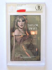 Taylor Swift Custom Oversized Auto Trading Card w/ Cut-Out of  Signature COA picture