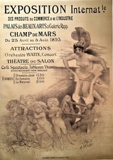 Original Poster International Exposition of 1893 - France picture