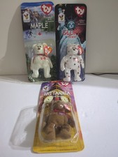 Lot Of 3 Vintage TY McDonalds Beanie Baby Maple Britannia Glory  1999 picture