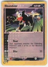 Houndour 59/97 C Dragon Pokemon Reverse Holo DMG picture