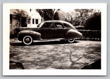 1939 Lincoln Zephyr Luxury Sedan Automobile Vintage B&W Photo Snapshot picture