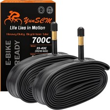 700C Heavy Duty Bike Tubes 700x35C/38C/40C/43C AV48 Schrader Valve 700x35/43c Fr picture