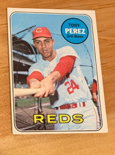 1969 Topps #295 Tony Perez Cincinnati Reds Sharp HOF picture